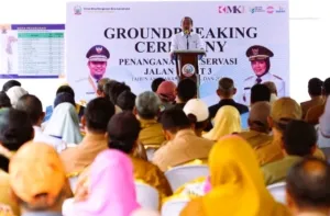 Groundbreaking Paket 3 MYC, Gubernur Sulsel Benahi 254 Km Jalan di Kabupaten Sidrap