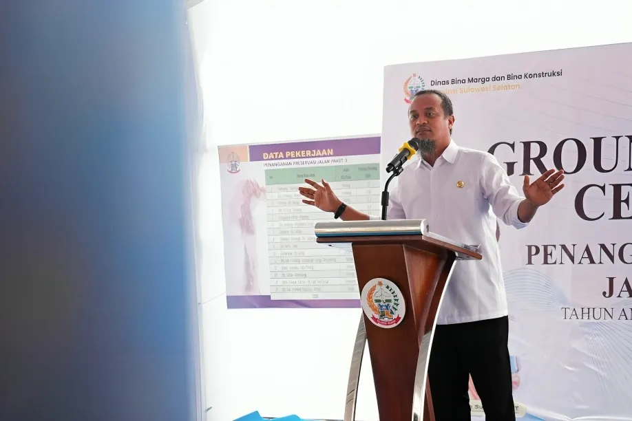 Groundbreaking Paket 3 MYC, Gubernur Sulsel Benahi 254 Km Jalan Strategis di Kabupaten Sidrap