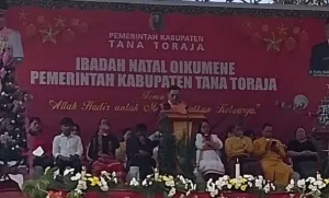 Hasil Persembahan Natal Oikumene Pemkab Tana Toraja Disalurkan untuk Korban Bencana di Aceh dan Sumatera