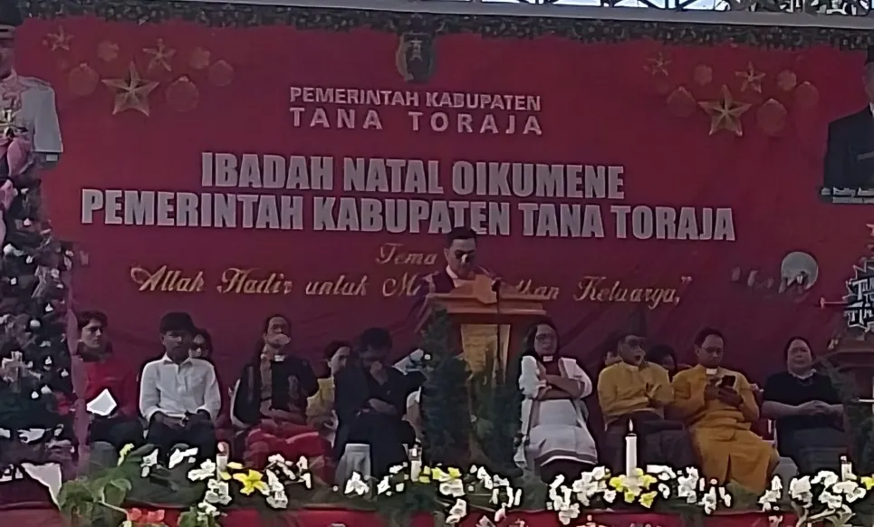Hasil Persembahan Natal Oikumene Pemkab Tana Toraja Disalurkan untuk Korban Bencana di Aceh dan Sumatera