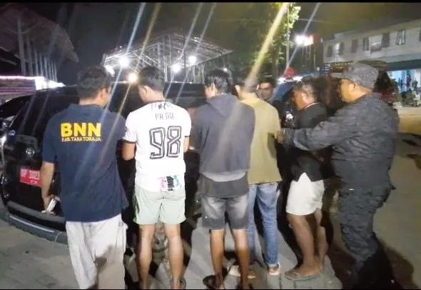 BNNK Tana Toraja Gelar Razia NATARU, 9 Sopir Positif Narkoba