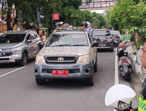 Dishub dan Satlantas Polres Parepare Sosialisasi Aturan Parkir di Jalan Bau Massepe