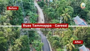 Akses Warga Kian Lancar, Jalan Rusak di Pinrang Ditangani Lewat Bankeu Pemprov Sulsel