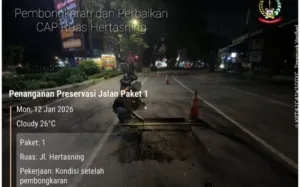 Perbaikan Jalan Hertasning Segera Rampung, Gubernur Sulsel Minta Warga Bersabar