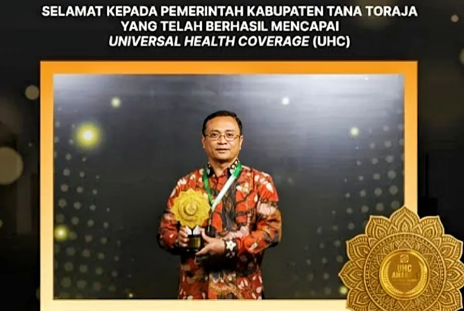 Komitmen Layanan Kesehatan Diakui Nasional, Tana Toraja Raih Penghargaan UHC BPJS Kesehatan 2026