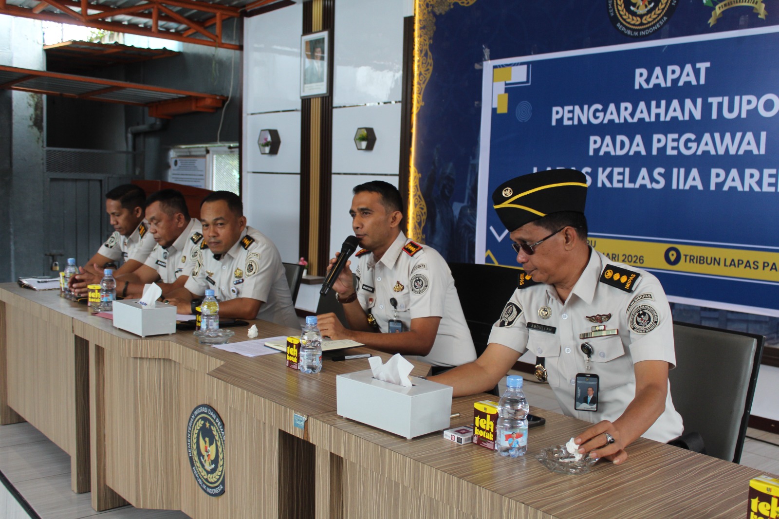 Lapas Parepare Laksanakan Rapat Pengarahan Tugas Pokok dan Fungsi (Tupoksi) Pegawai