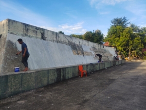Jelang Ramadan, ASN Pemkot Parepare Bahu Membahu Benahi Masjid Agung