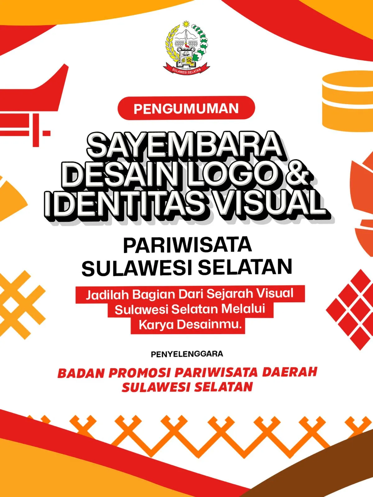 BPPD Sulsel Gelar Sayembara Logo Pariwisata, Ajak Kreator Perkuat Branding Daerah