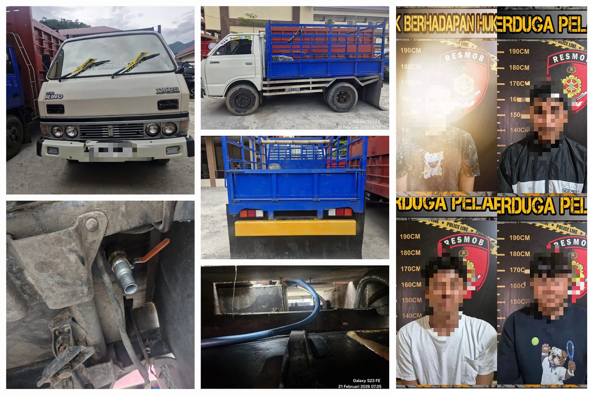 Polres Tana Toraja Ungkap Penyalahgunaan BBM, Empat Tersangka Terancam 6 Tahun Penjara