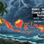 BMKG Rilis Peringatan Dini Cuaca Ekstrem Sulsel, Ini Daftar Wilayah Terdampak