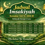 Jadwal Imsakiyah Ramadan 1447 Hijriah Untuk Wilayah Toraja Utara