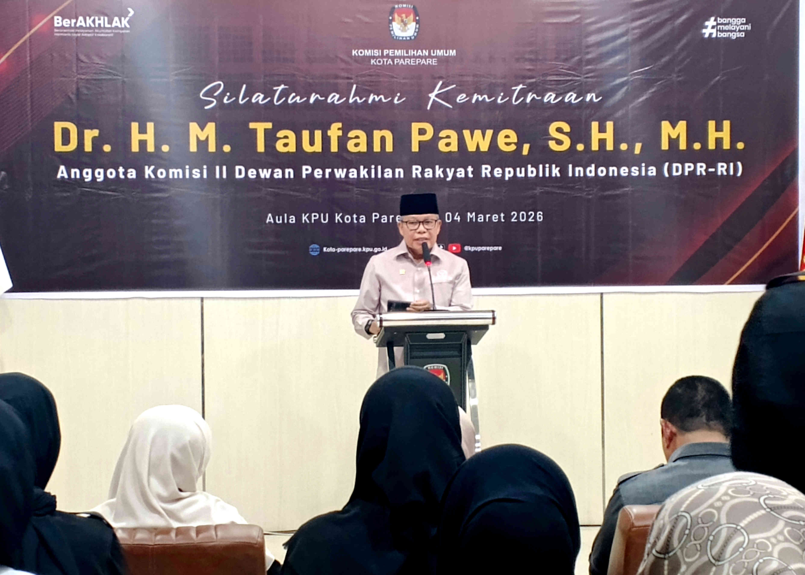 Taufan Pawe Kunjungi KPU Parepare, Perkuat Sinergi Menuju Pemilu 2029