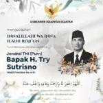 Gubernur Sulsel Sampaikan Duka Cita atas Wafatnya Wapres ke-6 RI Try Sutrisno