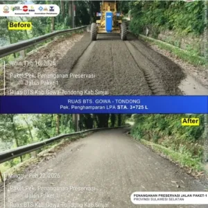Gubernur Sulsel Beberkan Progres Pengerjaan Jalan Burung-Burung–Bili-Bili dan Batas Gowa–Tondong Sinjai