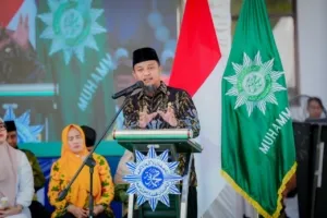 Hadiri Syawalan Muhammadiyah, Gubernur Sulsel Apresiasi Peran Strategis dalam Pengembangan SDM