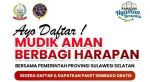 Pemprov Sulsel Buka Pendaftaran Mudik Gratis 2026, Siapkan Bus dan Paket Sembako