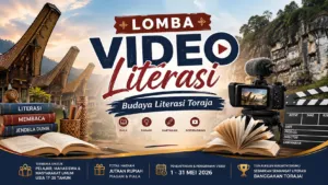 Lomba Video Literasi “Budaya Literasi Toraja” Kembali Digelar, Total Hadiah Jutaan Rupiah Menanti!