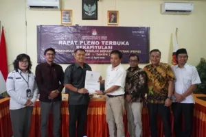 Pleno Triwulan I, KPU Toraja Utara Tetapkan 191.977 Pemilih