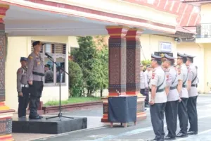 Kasat Lantas, Kapolsek Makale dan Kapolsek Sanggala Berganti, Kapolres Tana Toraja Harap Adanya Terobosan