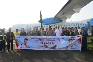 Penerbangan Perdana Masamba-Makassar Resmi Mengudara, Gubernur Sulsel Ajak Masyarakat Manfaatkan Layanan