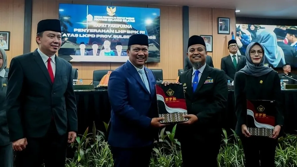 Pemprov Sulsel Kembali Raih WTP, Catat Rekor 5 Kali Beruntun Sejak 2021