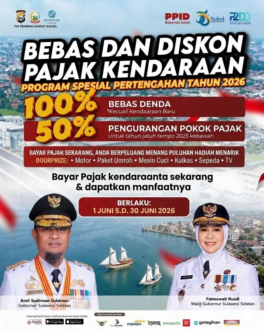 Berlaku Hari ini, Ada Bebas dan Diskon Pajak Kendaraan Bermotor 1 Berlaku Hari ini, Ada Bebas dan Diskon Pajak Kendaraan Bermotor