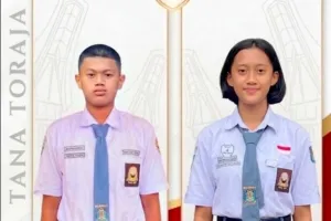 Membanggakan, Dua Pelajar Tana Toraja Terpilih sebagai Anggota Paskibraka Provinsi Sulsel 2026