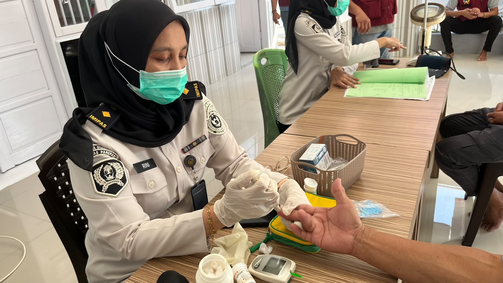 Lapas Parepare Gelar Posyandu Lansia, Wujud Komitmen Berikan Layanan Kesehatan Prima bagi Warga Binaan
